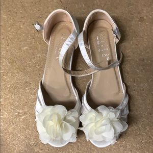 What satin small heels shoes